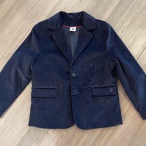 Petit Bateau Navy Blue Toddler Boys Blazer Sportscoat Jacket - sz 4 - Worn Once